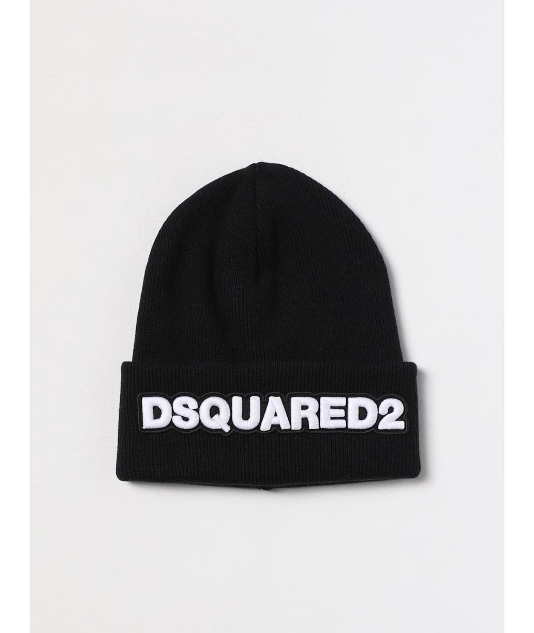 DSQUARED2 Черная шапка, фото 3