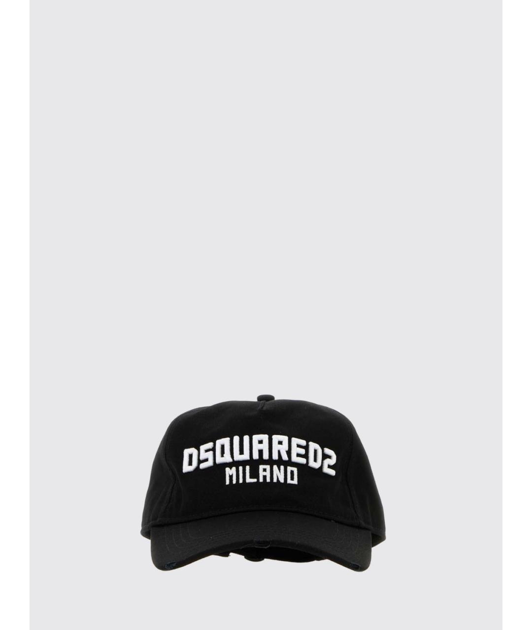 DSQUARED2 Черная хлопковая кепка/бейсболка, фото 4