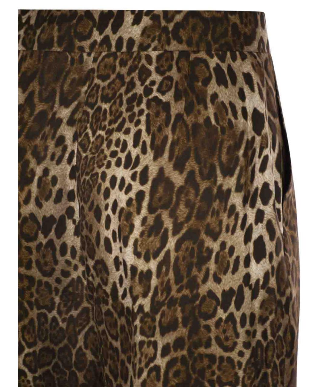 MAX MARA STUDIO Мульти шелковые прямые брюки, фото 4