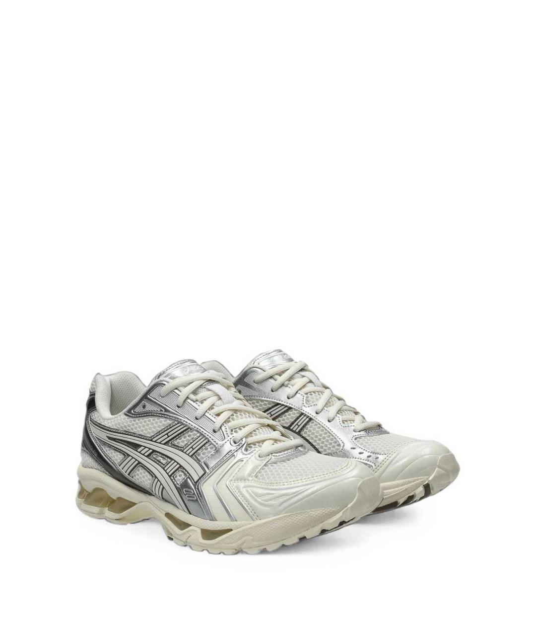 ASICS Бежевые текстильные кроссовки, фото 4