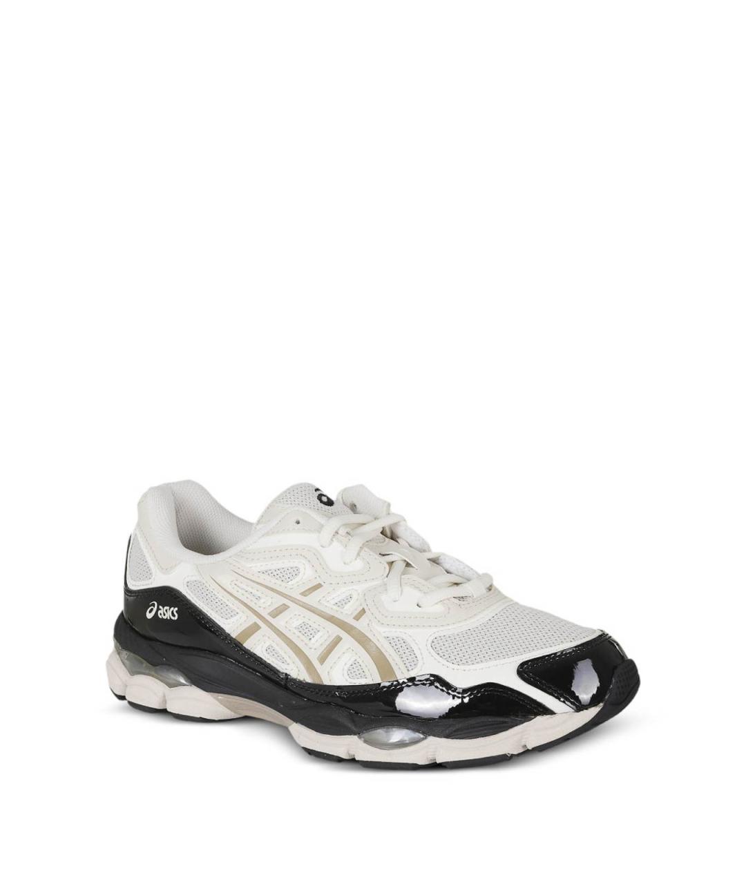 ASICS Бежевые синтетические кроссовки, фото 3