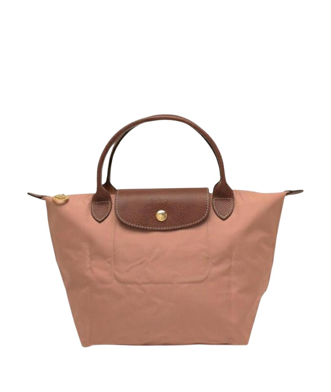 LONGCHAMP Розовая нейлоновая сумка через плечо, фото 1