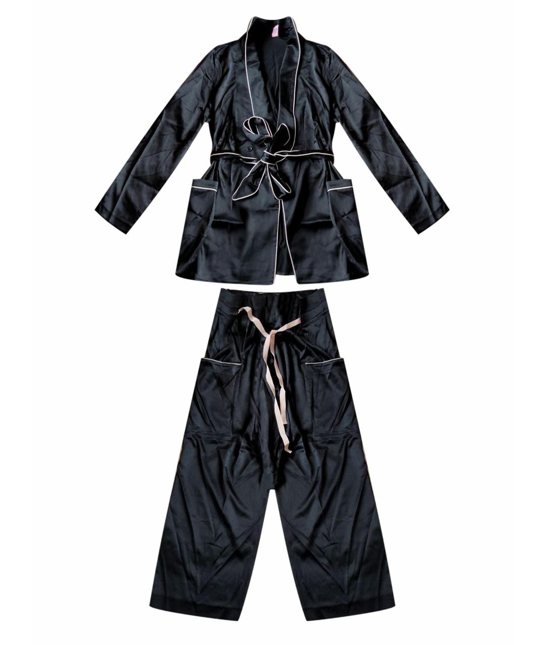 AGENT PROVOCATEUR Черная шелковая пижама, фото 10