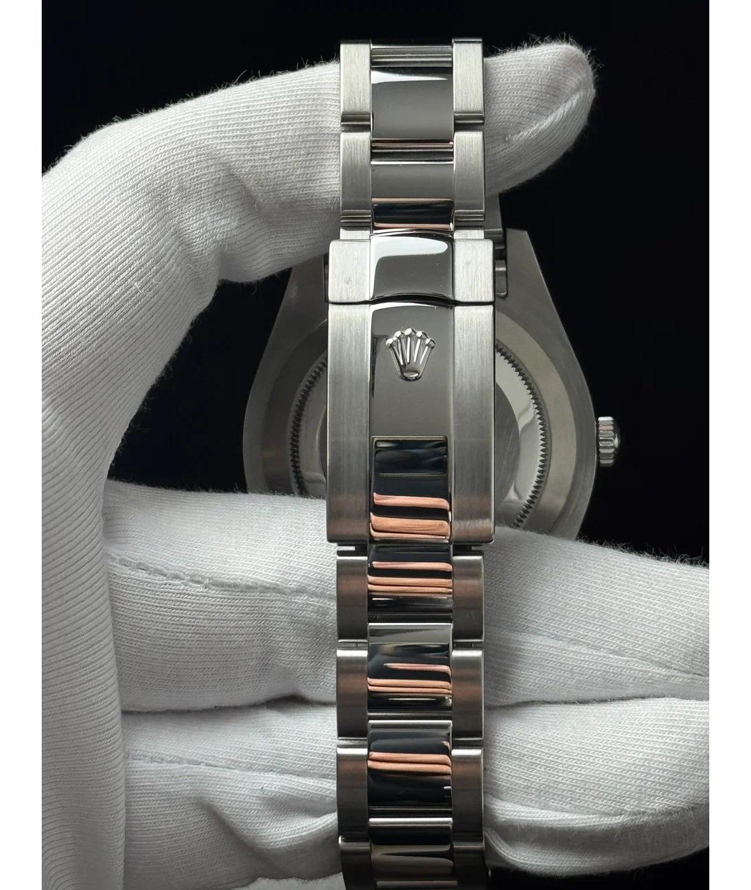 ROLEX Синие часы из белого золота, фото 6