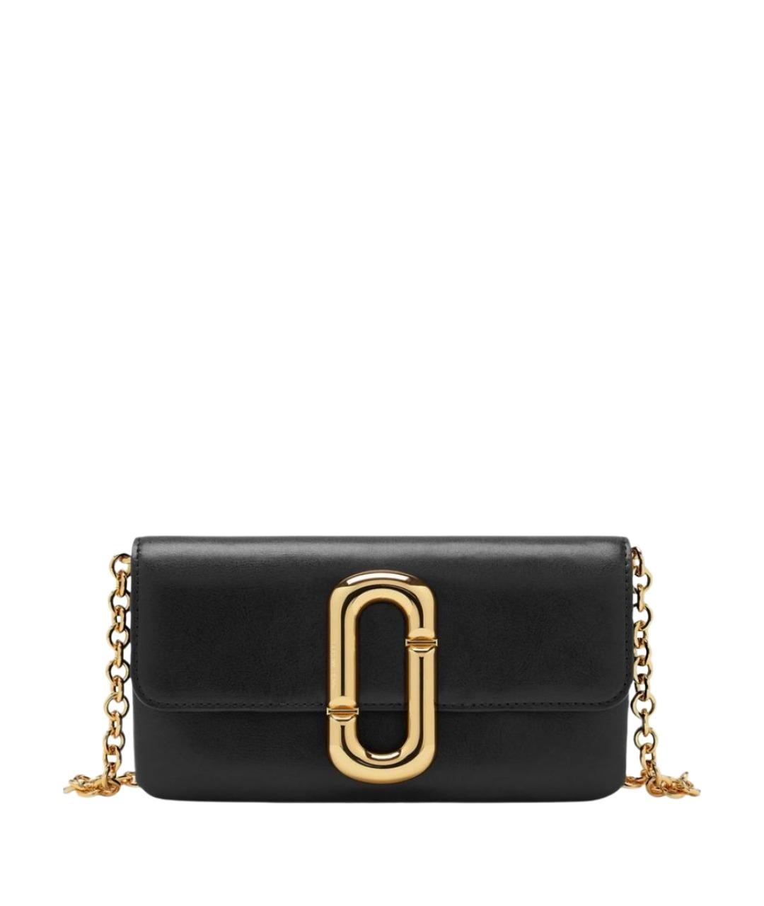 MARC JACOBS Черный кожаный кошелек, фото 1