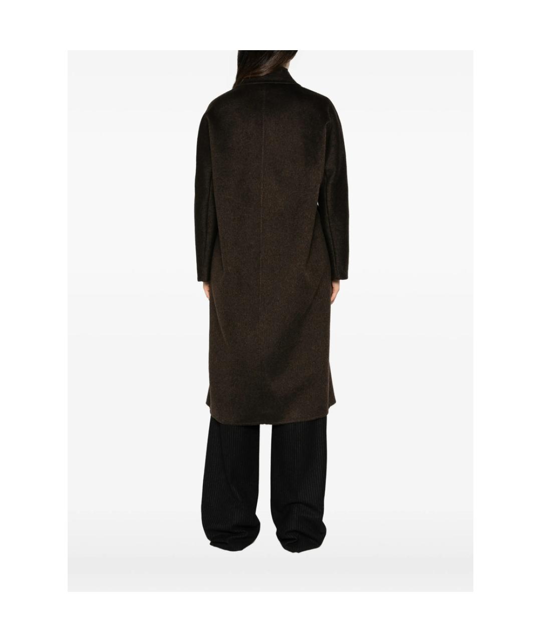 MAX MARA Коричневое кашемировое пальто, фото 4