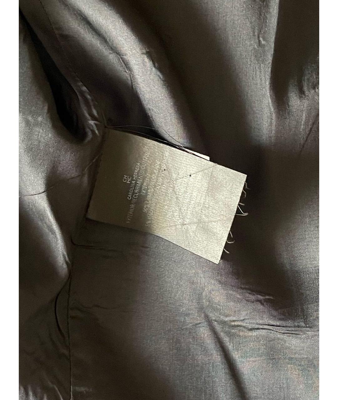 CH CAROLINA HERRERA Серый шерстяной жакет/пиджак, фото 5
