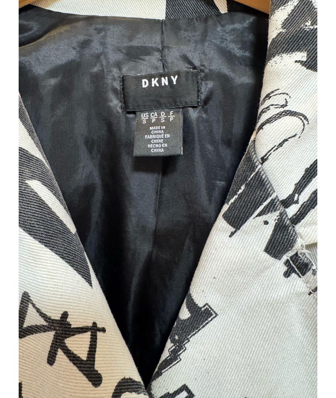 DKNY Белая деним куртка, фото 3
