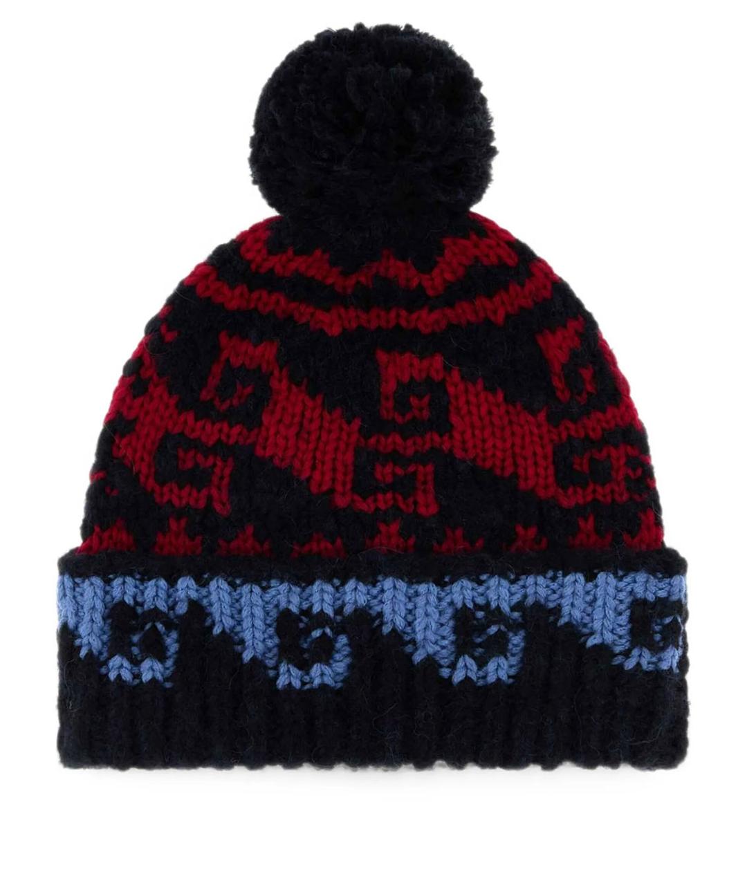 MONCLER Мульти шерстяная шапка, фото 2