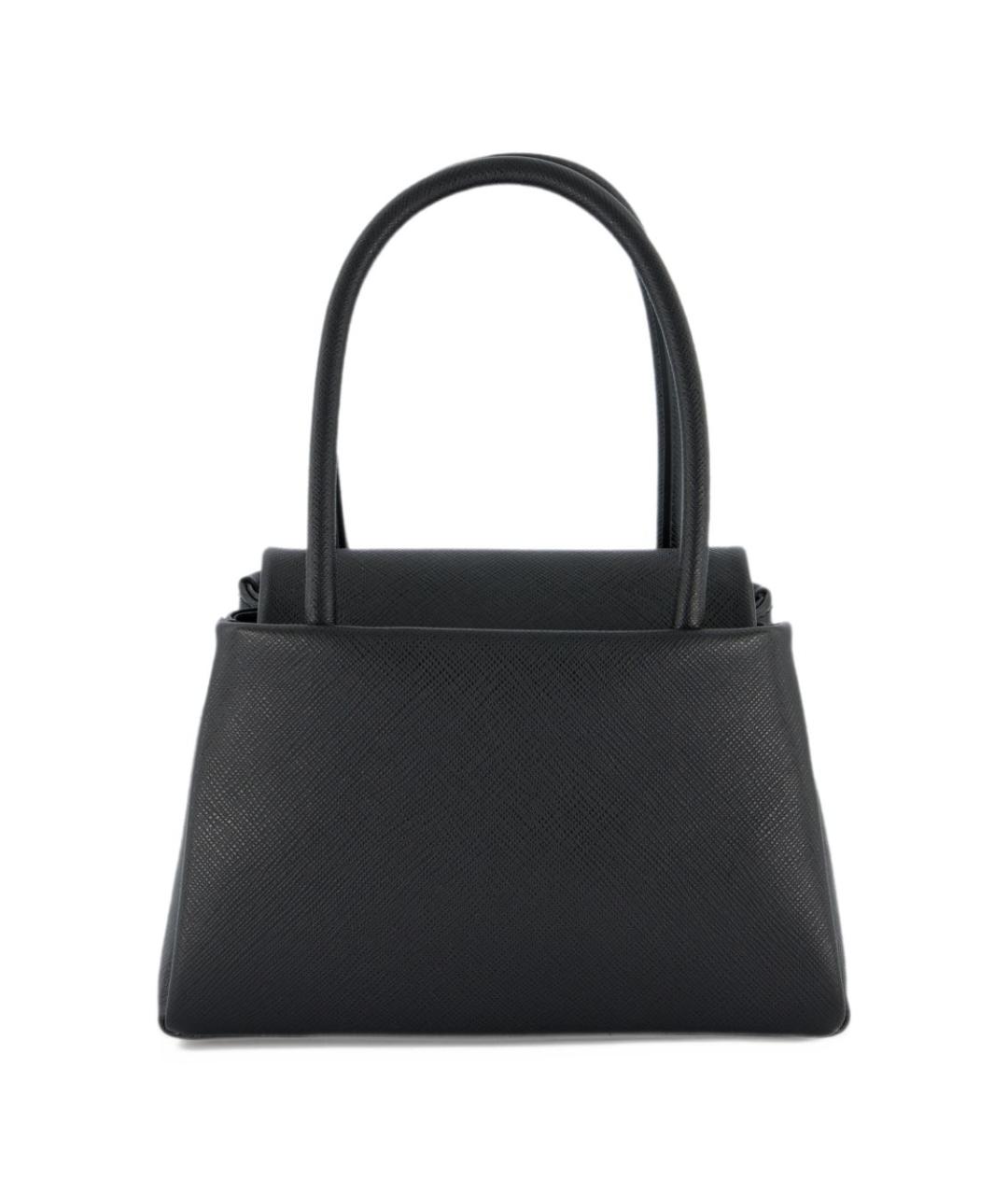 PRADA Черная кожаная сумка тоут, фото 4