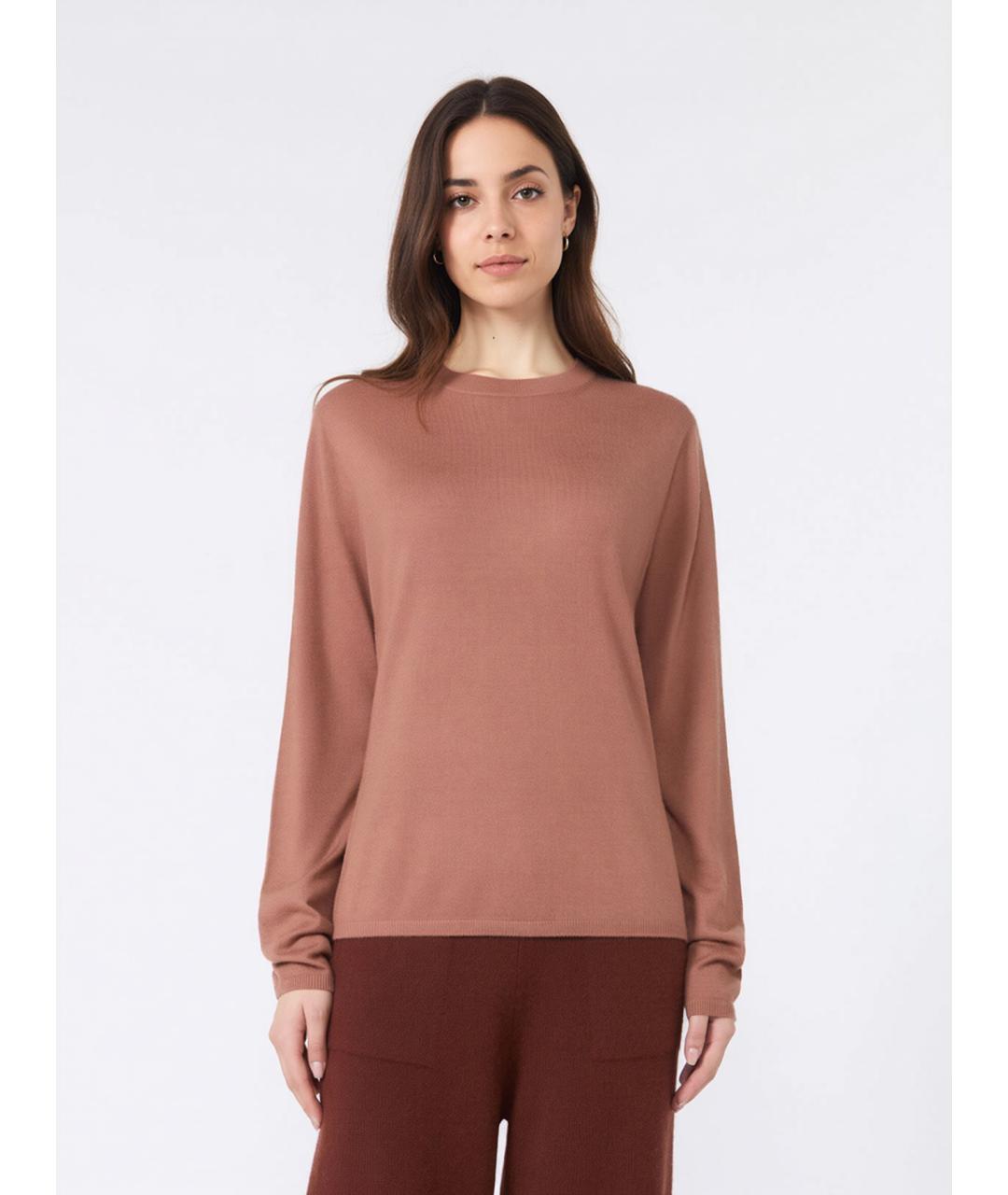 MAX MARA Розовый кашемировый джемпер / свитер, фото 3