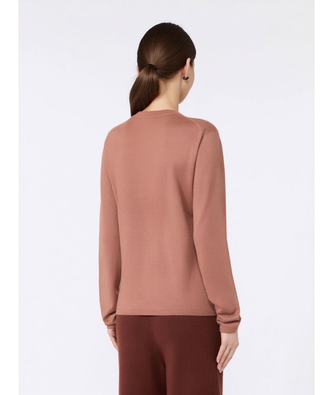 MAX MARA Розовый кашемировый джемпер / свитер, фото 4