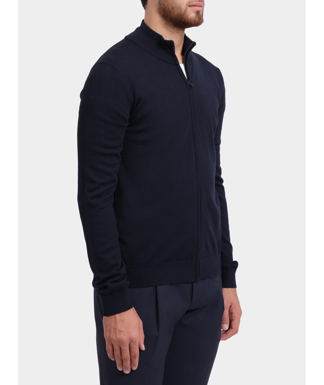 HUGO BOSS Темно-синий кардиган, фото 4
