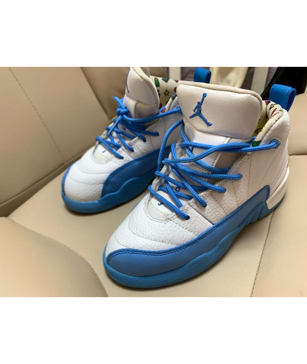 JORDAN Белые кожаные ботинки, фото 8