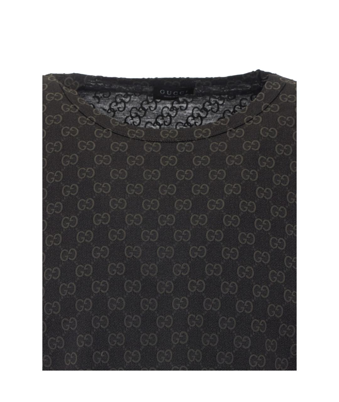 GUCCI Мульти хлопковая футболка, фото 4