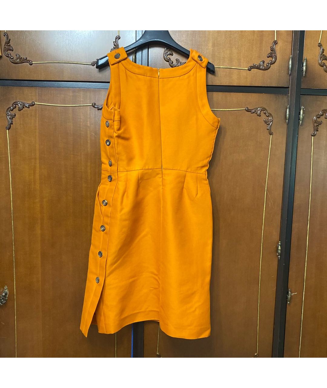 MARNI Оранжевое хлопковое платье, фото 2