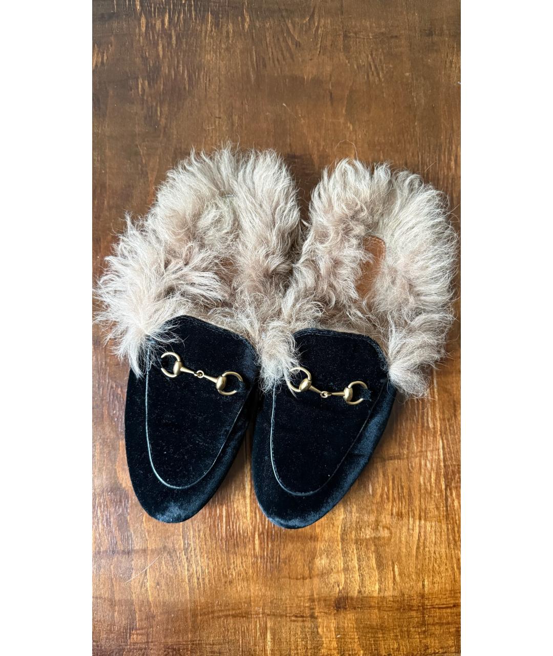 GUCCI Черные замшевые лоферы, фото 2