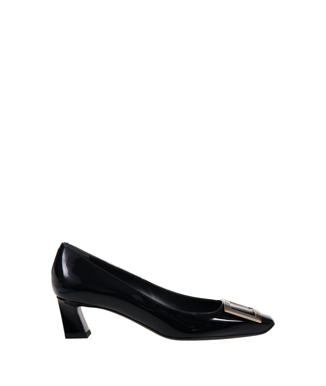 ROGER VIVIER Черные туфли из лакированной кожи, фото 4