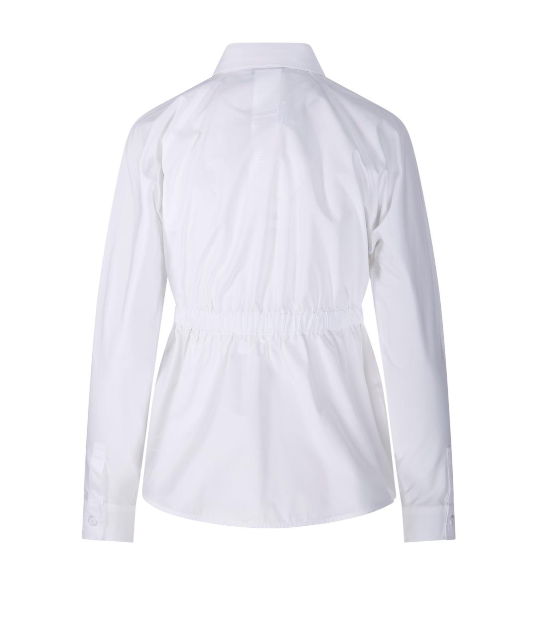 MAX MARA Белая хлопковая рубашка, фото 3