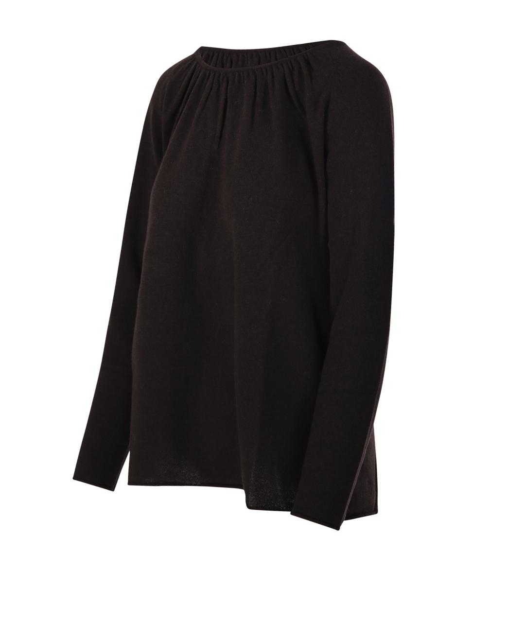 ALLUDE Коричневый шерстяной джемпер / свитер, фото 2