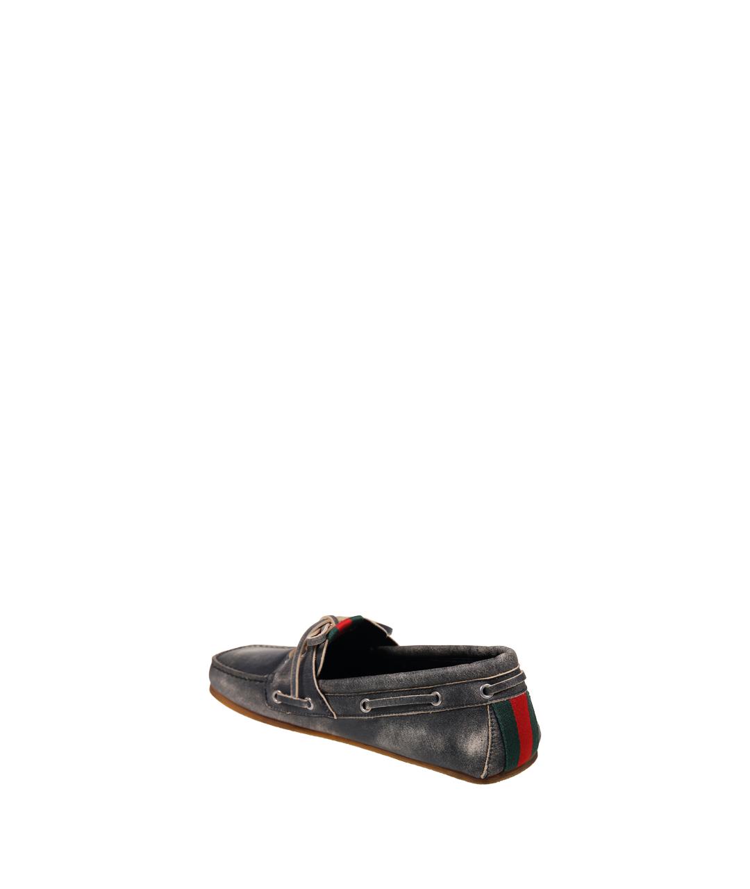 GUCCI Черные кожаные лоферы, фото 3