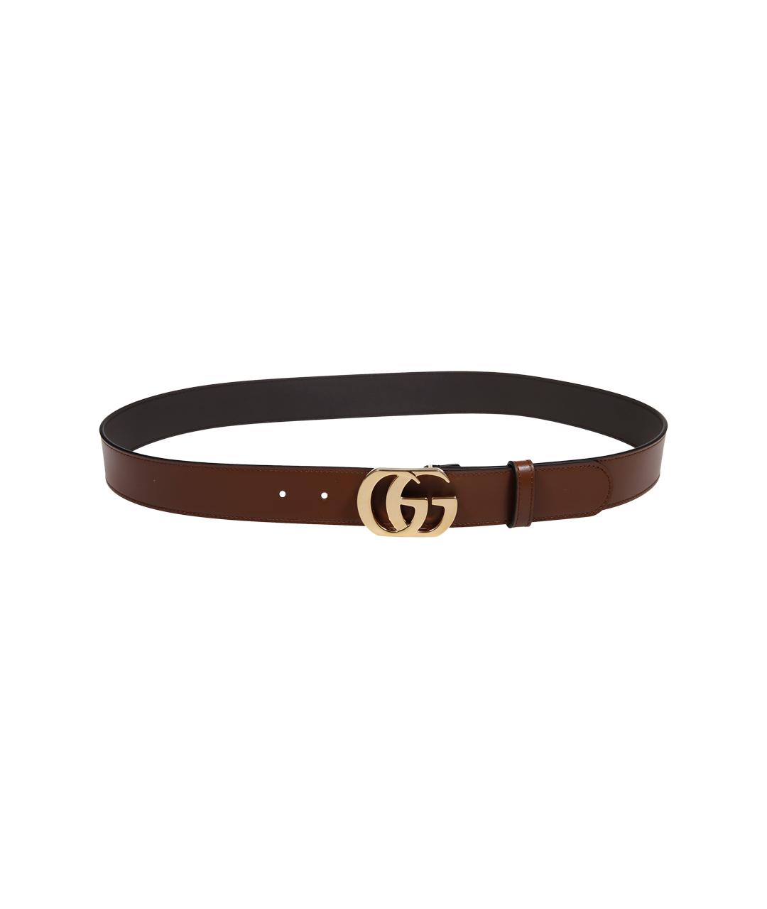 GUCCI Коричневый кожаный ремень, фото 3