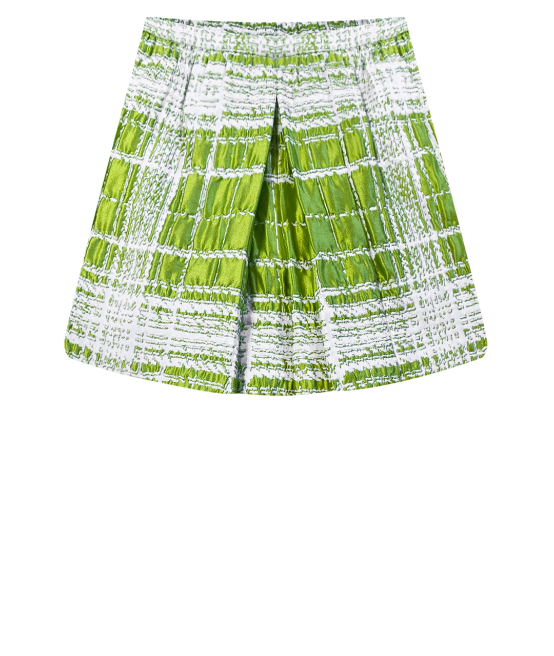MOSCHINO Зеленая полиэстеровая юбка-шорты, фото 1