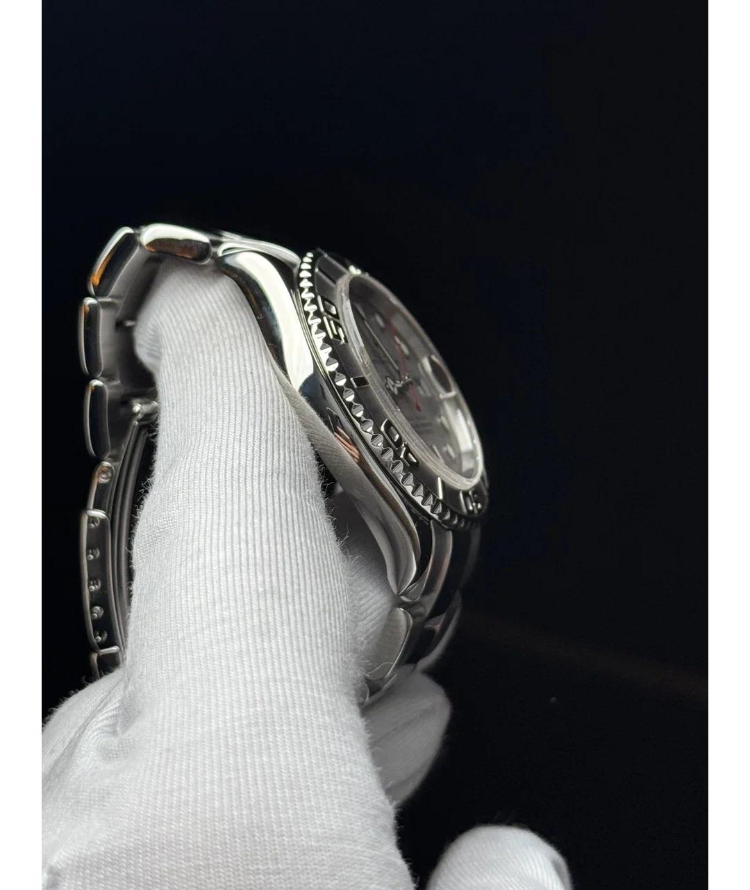 ROLEX Серые платиновые часы, фото 4