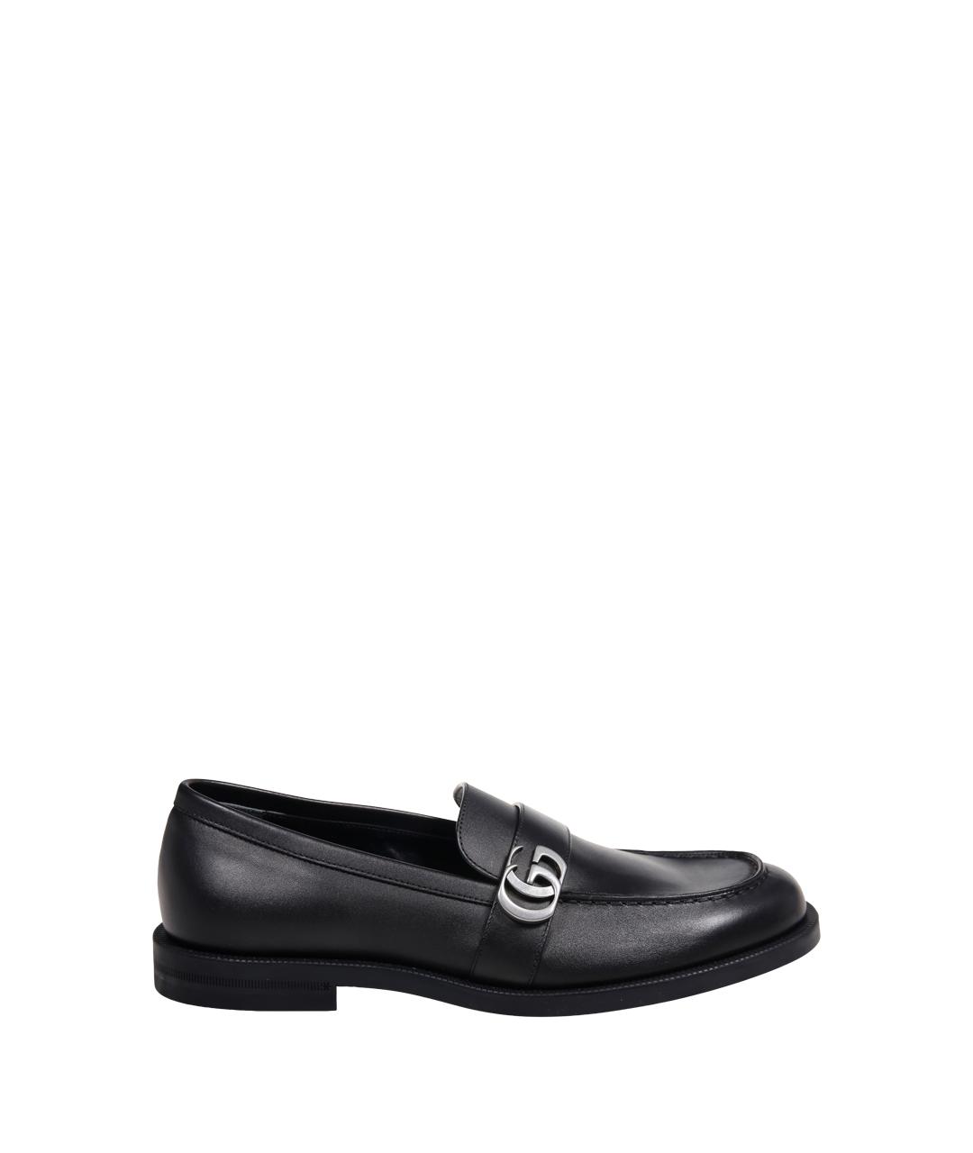 GUCCI Черные кожаные лоферы, фото 4