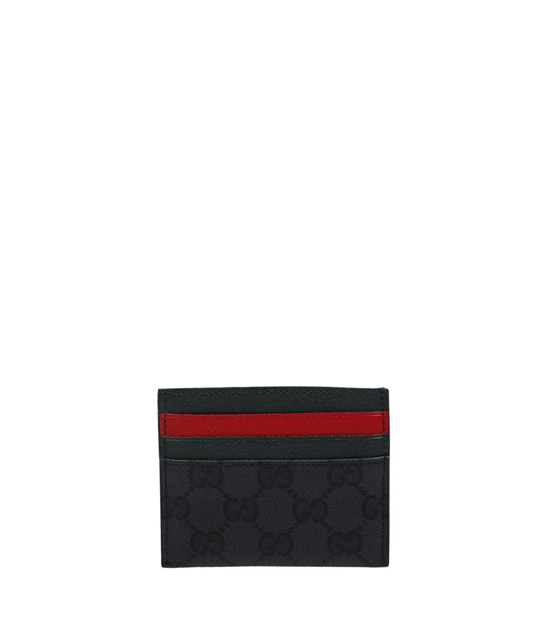GUCCI Черный кожаный кардхолдер, фото 3