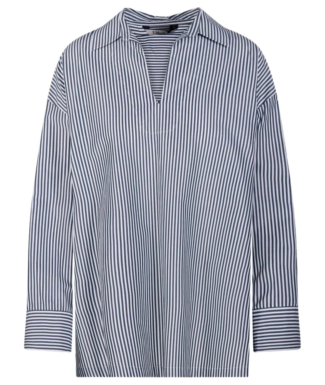 'S MAX MARA Мульти хлопковая рубашка, фото 1