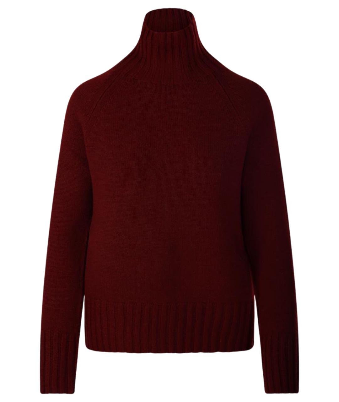 'S MAX MARA Бордовый шерстяной джемпер / свитер, фото 1