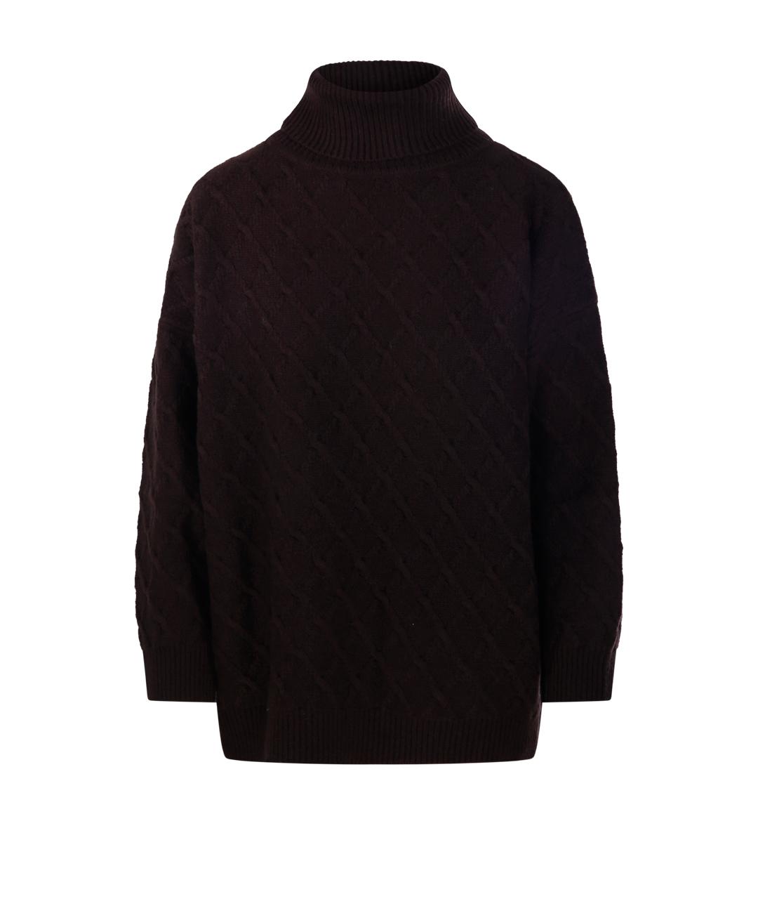 MAX MARA Коричневый шерстяной джемпер / свитер, фото 1