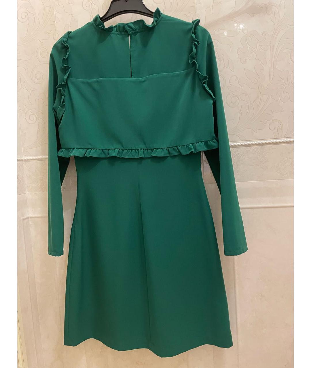 MAJE Зеленые полиэстеровое платье, фото 2