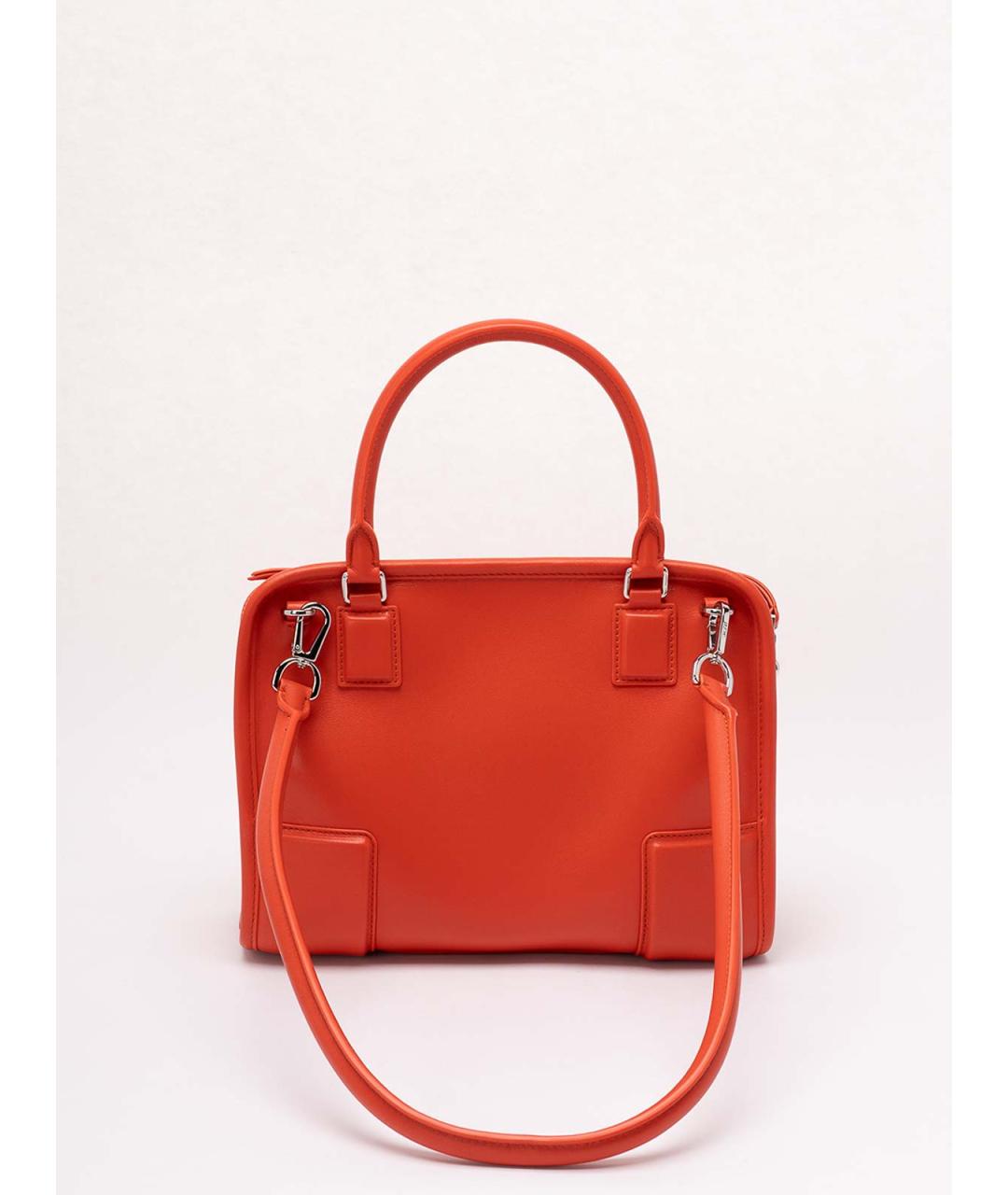 LOEWE Оранжевая кожаная сумка тоут, фото 2
