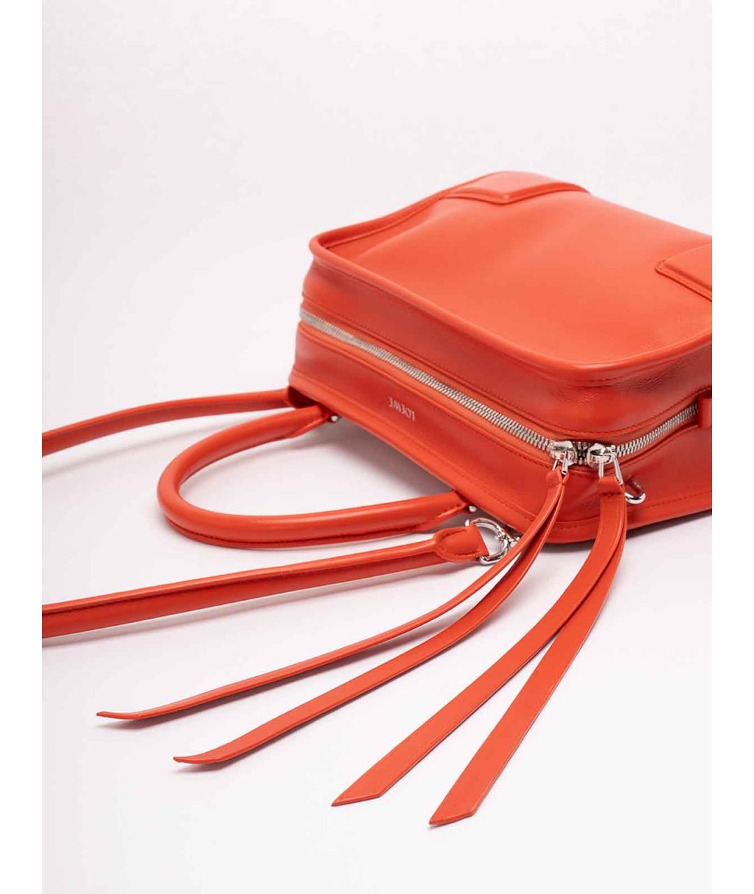 LOEWE Оранжевая кожаная сумка тоут, фото 4