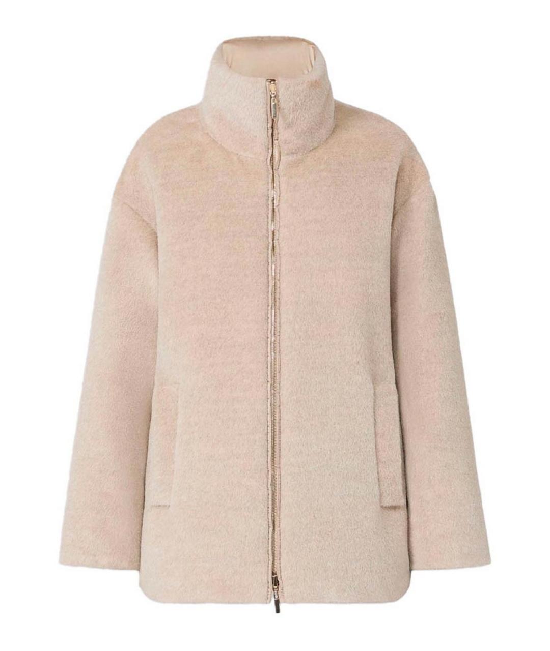 MAX MARA Бежевая шерстяная куртка, фото 1