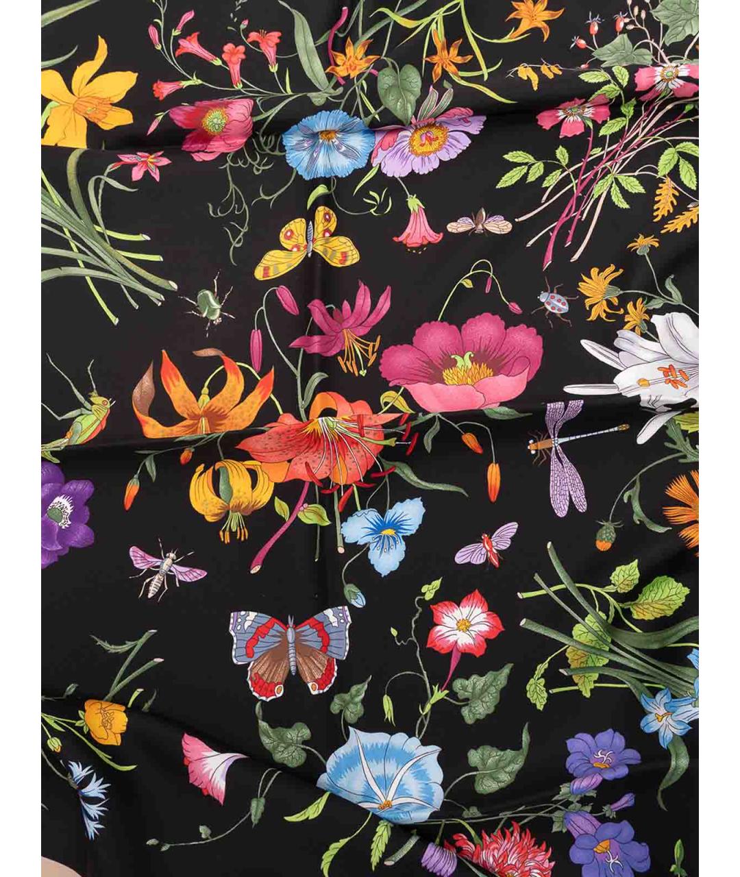 GUCCI Мульти шелковый шарф, фото 4