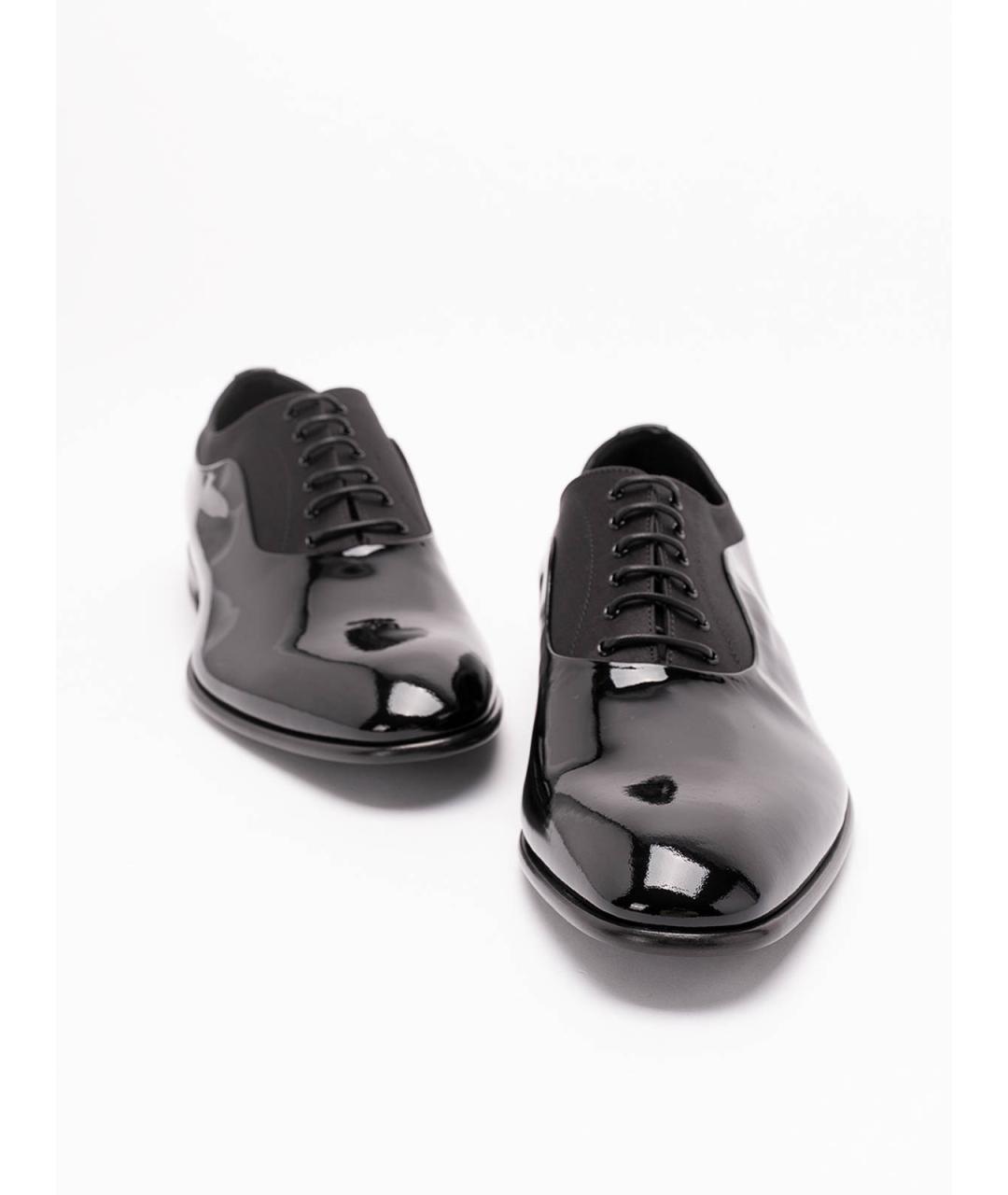 DOLCE&GABBANA Черные кожаные туфли, фото 5