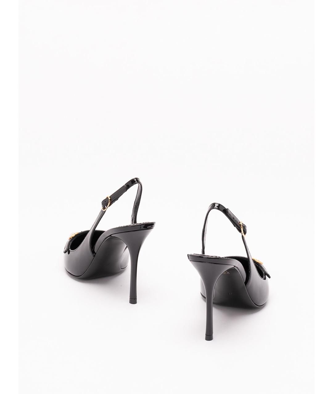 DOLCE&GABBANA Черные туфли из лакированной кожи, фото 3
