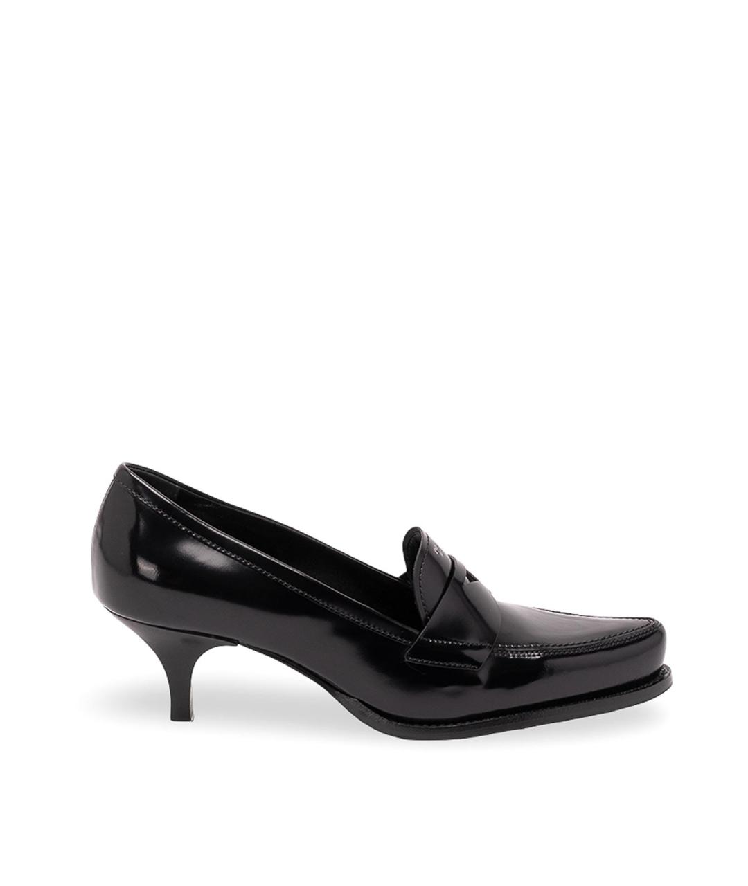 PRADA Черные кожаные туфли, фото 7