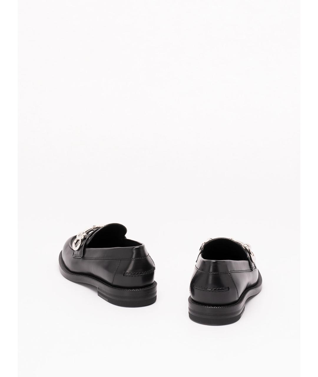 GUCCI Черные кожаные лоферы, фото 3