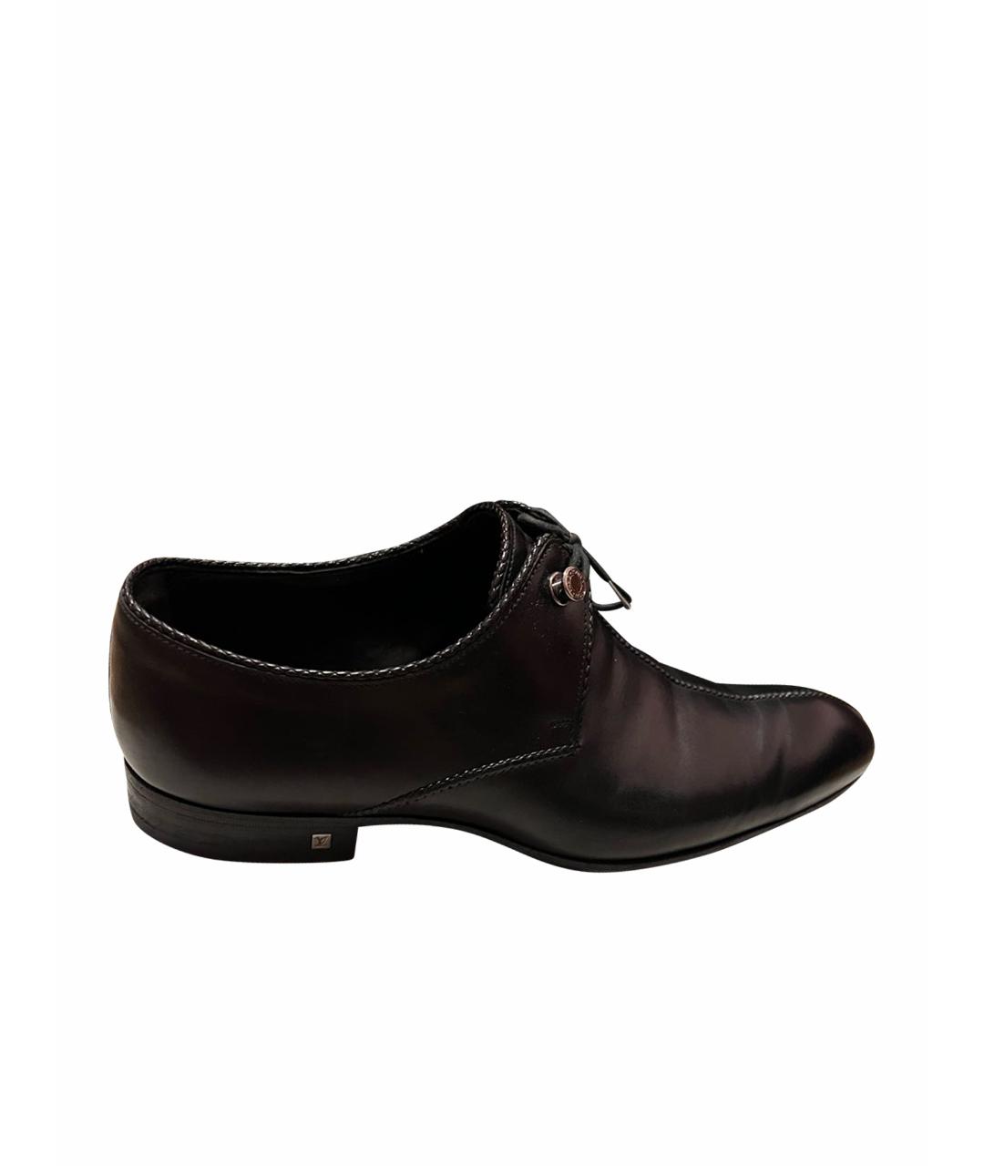 LOUIS VUITTON Черные кожаные туфли, фото 1