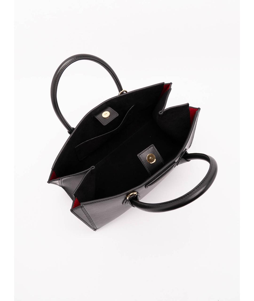 GIVENCHY Черная кожаная сумка тоут, фото 5
