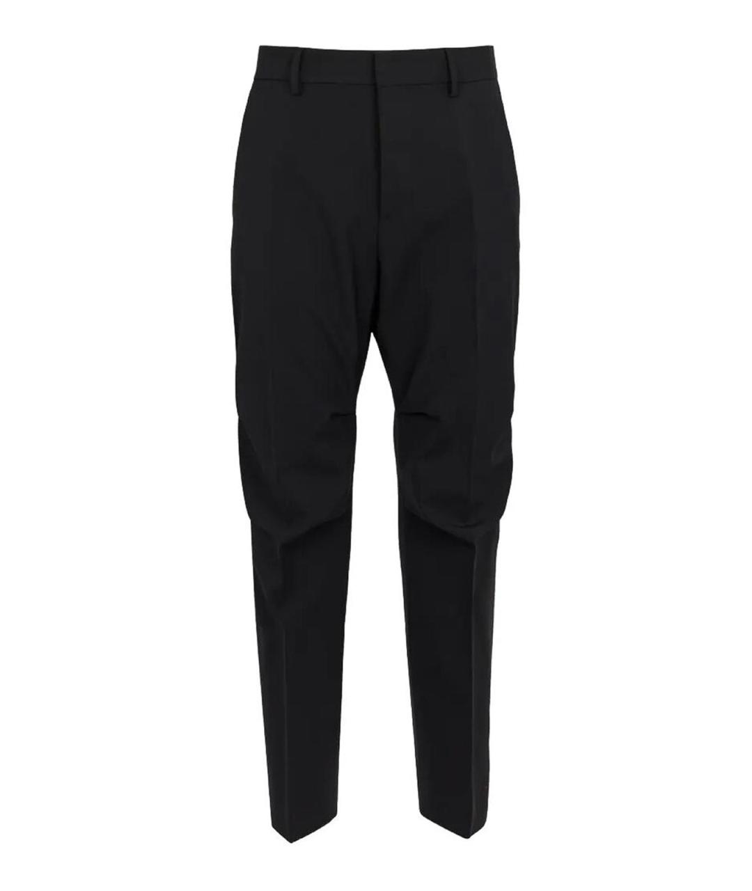 DSQUARED2 Черные шерстяные брюки чинос, фото 1