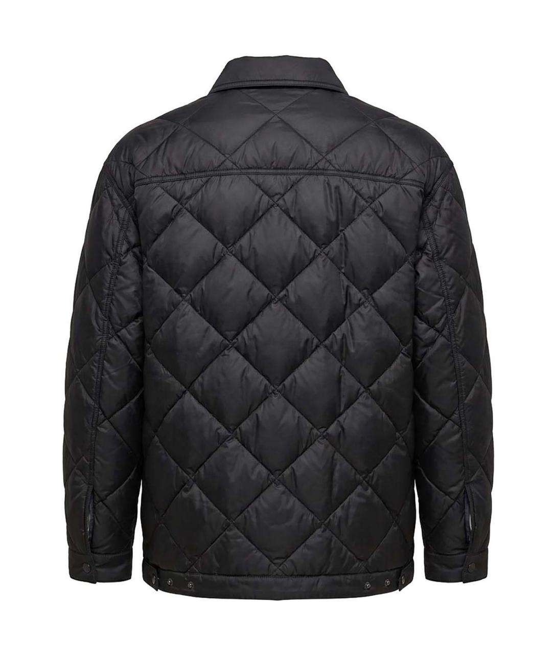PRADA Черная синтетическая куртка, фото 2