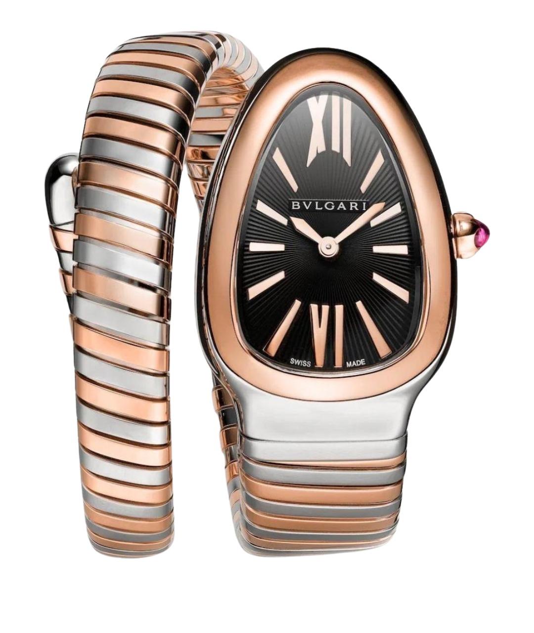BVLGARI Золотые часы из розового золота, фото 1