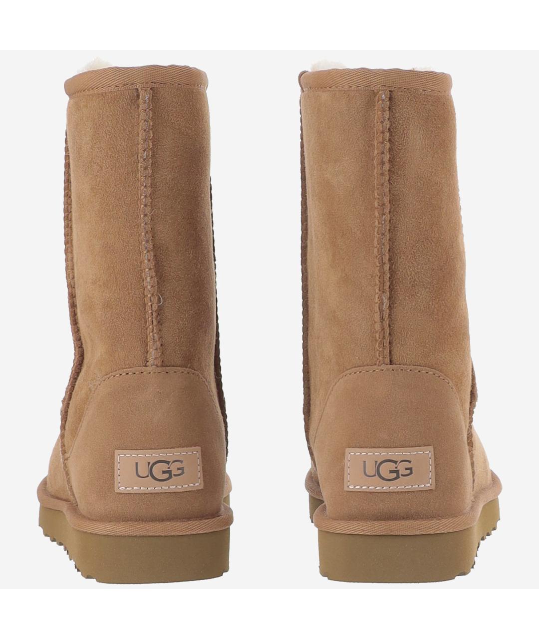 UGG Бежевые замшевые сапоги, фото 3