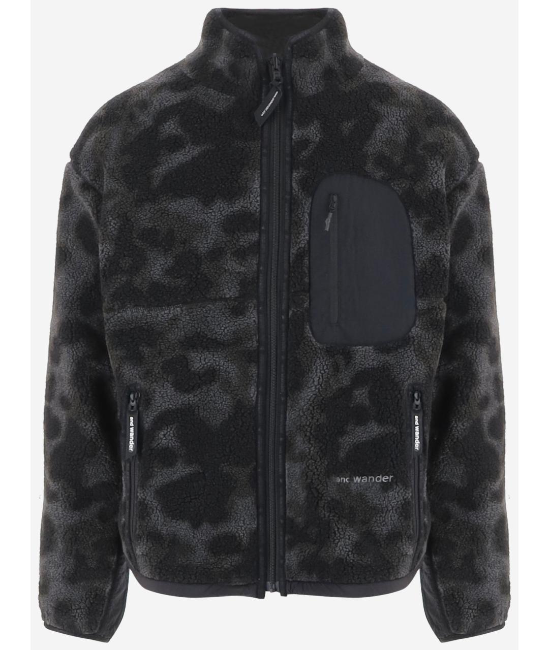 AND WANDER Серая полиэстеровая куртка, фото 5