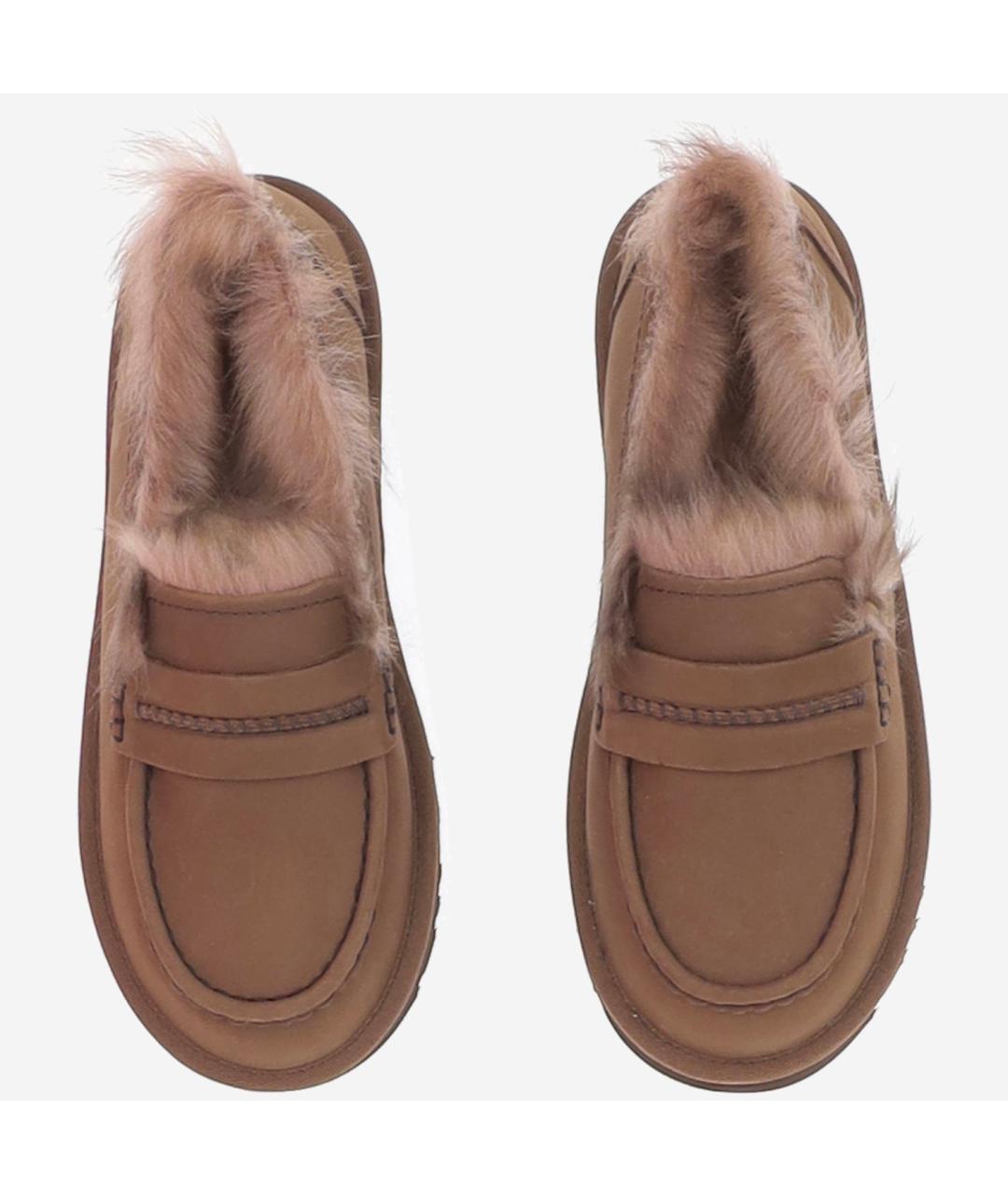 UGG Коричневые замшевые лоферы, фото 2
